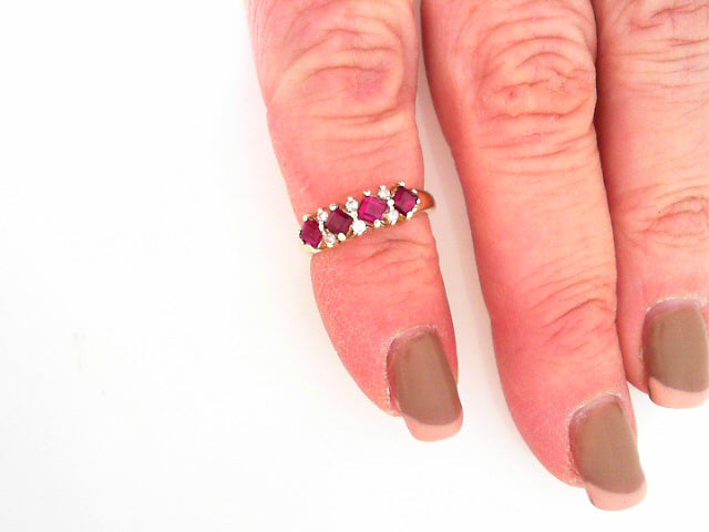 Colored Stone Rings  -  Women'