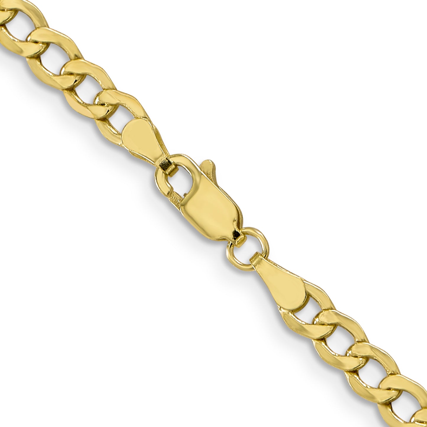 10k 4.3mm Semi-Solid Curb Link Chain