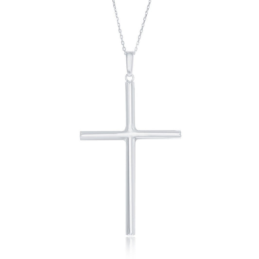 Sterling Silver Large Cross Pendant