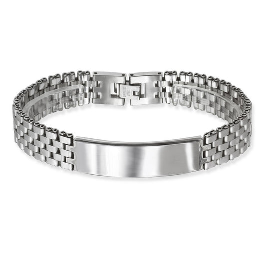 Stainless Steel Watch Style with Bar Bracelet