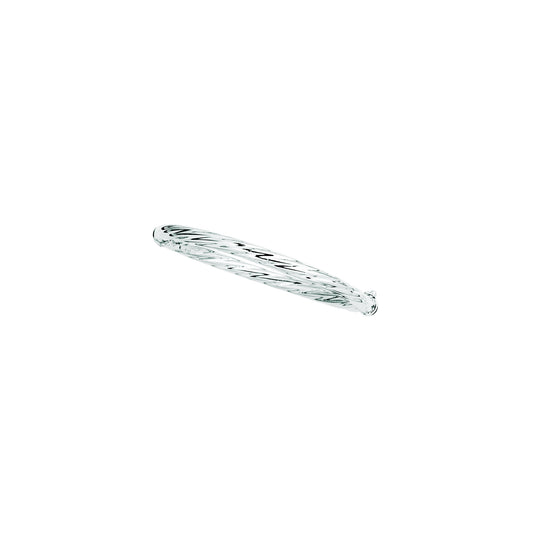 14K White Gold Twist Bangle